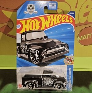 HotWheels '56 Ford Black Truck